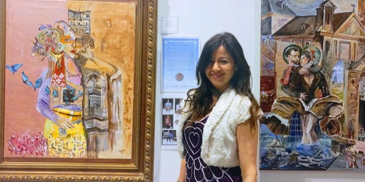 La revista Madrid Magazine ha visitado anoche la exposición de Isabel Panizo