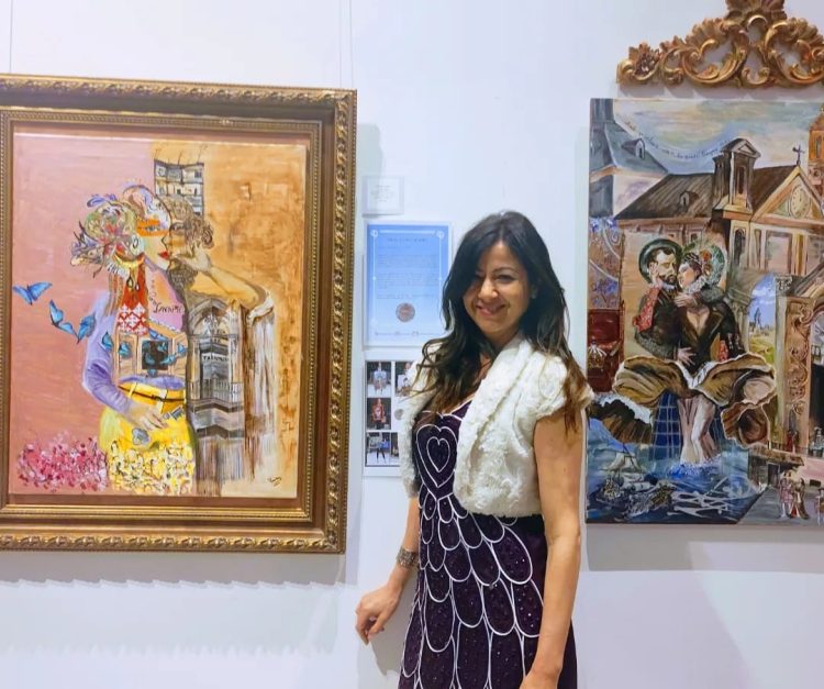 La revista Madrid Magazine ha visitado anoche la exposición de Isabel Panizo