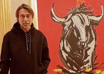 Jordi Mollá su última colección de pinturas en el Hotel Wellington de Madrid