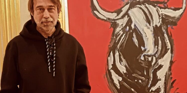 Jordi Mollá su última colección de pinturas en el Hotel Wellington de Madrid