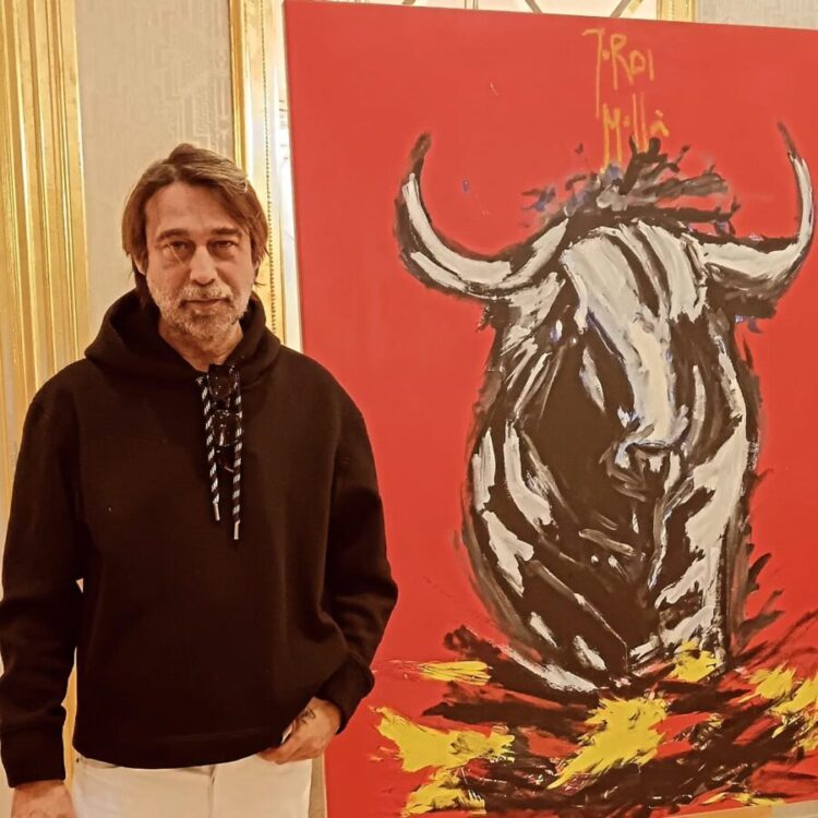 Jordi Mollá su última colección de pinturas en el Hotel Wellington de Madrid